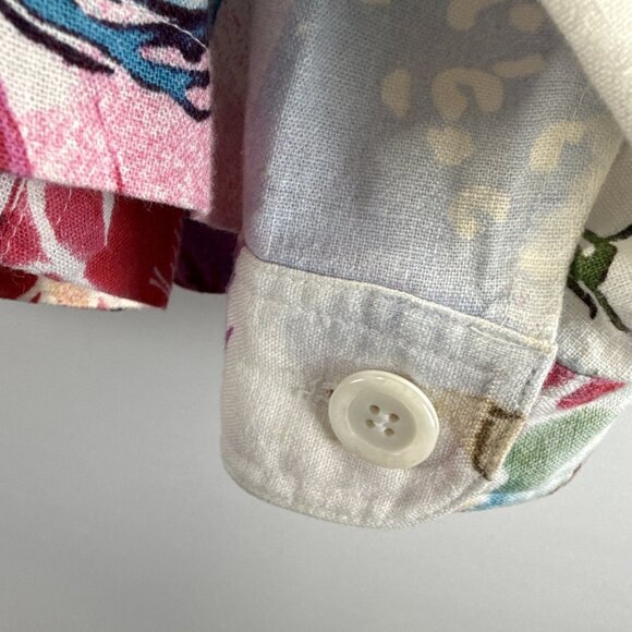 Coldwater Creek Multicolor Floral Jean Linen Jacket - Picture 10 of 12